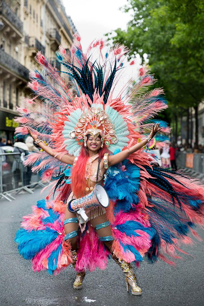 Photo d'une danseuse du Carnaval Tropical de Paris